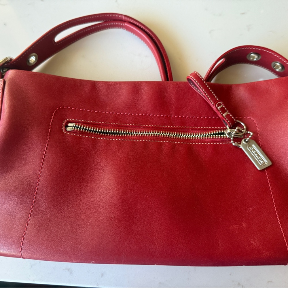 Red Leather Women's Bag